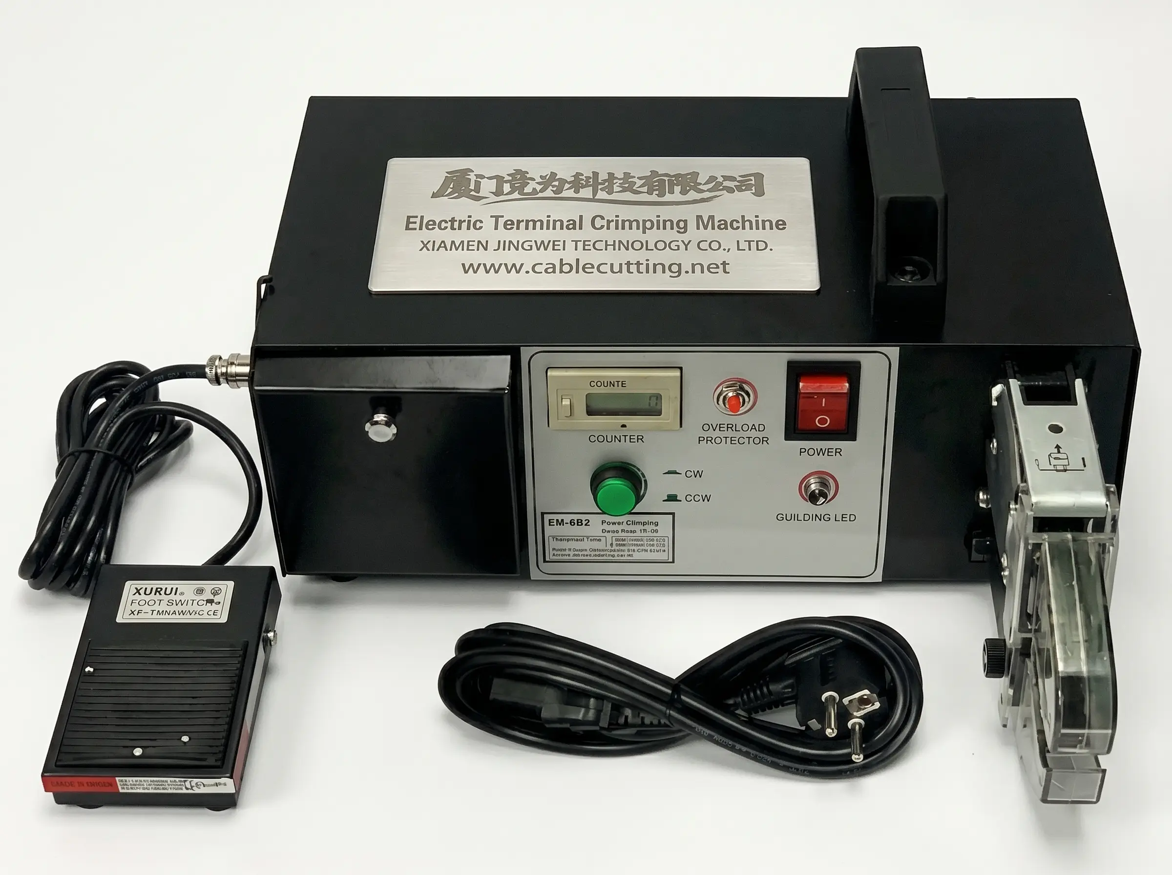 Macchina Crimpatrice Elettrica per Terminali EM-6B1 – Precisione e Affidabilità