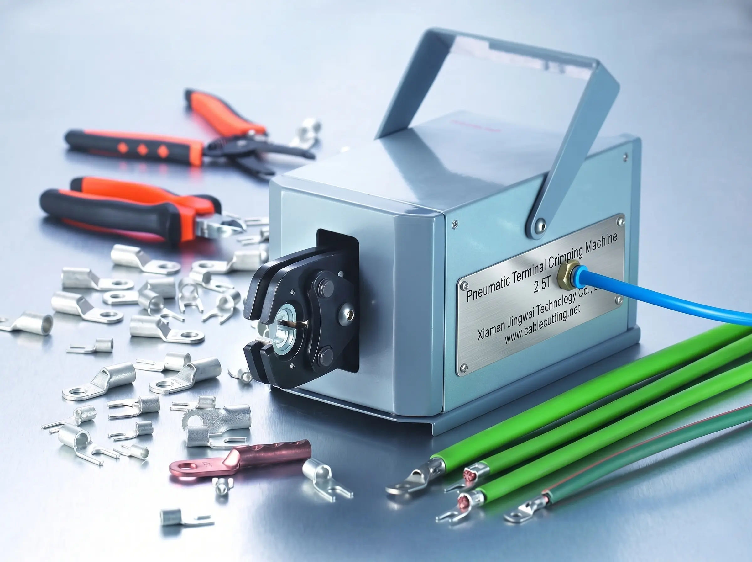 Crimpatrice Pneumatica per Terminali WPM-50L | Alta Precisione Jingwei