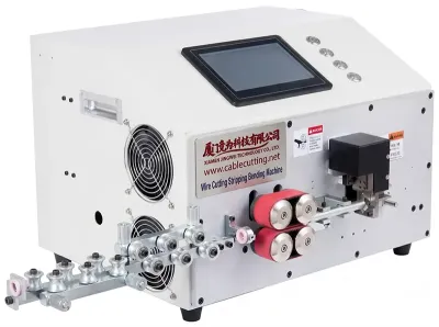Macchina Automatica per Taglio, Spelatura e Piegatura Filo 25mm² WPM-25ZWJ