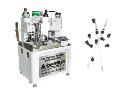 Macchina Automatica per Crimpare e Inserire Guarnizioni Impermeabili WPM-078H