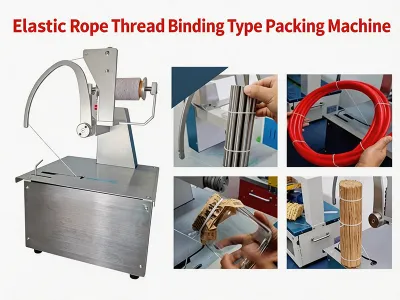 Macchina legatrice automatica per fasciatura di fiori e verdure - Tipo a corda elastica JW-ERTB - Macchina avvolgicavi e legatrice