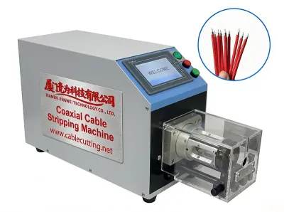 Macchina Spelafili Automatica per Cavi Coassiali e Medicali WPM-6806D - Spelacavi coassiali