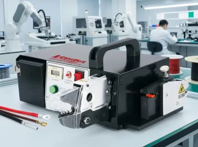 Macchina crimpatrice elettrica multifunzione per terminali 0.25-10mm² EM-6B2BC - Macchina crimpatrice semiautomatica