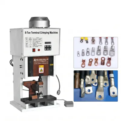Crimpatrice Terminali Silenziosa 8KN, 220V, 200kg WPM-8000S - Macchina crimpatrice per terminali