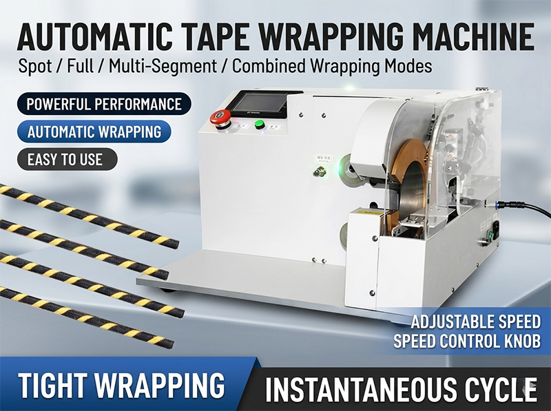 Macchina Avvolgitrice a Nastro con Schermo Touch WPM-303 | JINGWEI