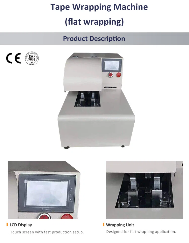 Avvolgitrice per avvolgimento di nastro per cavi piatti, Avvolgitrice per nastro elettrico, Avvolgitrice automatica per nastro, Avvolgitrice automatica