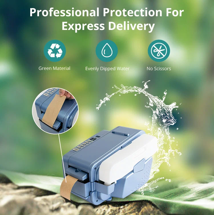 Macchina erogatrice di nastro gommato attivato ad acqua, Macchina a nastro di carta gommata, Macchina a nastro gommato, Macchina a nastro gommato Kraft 