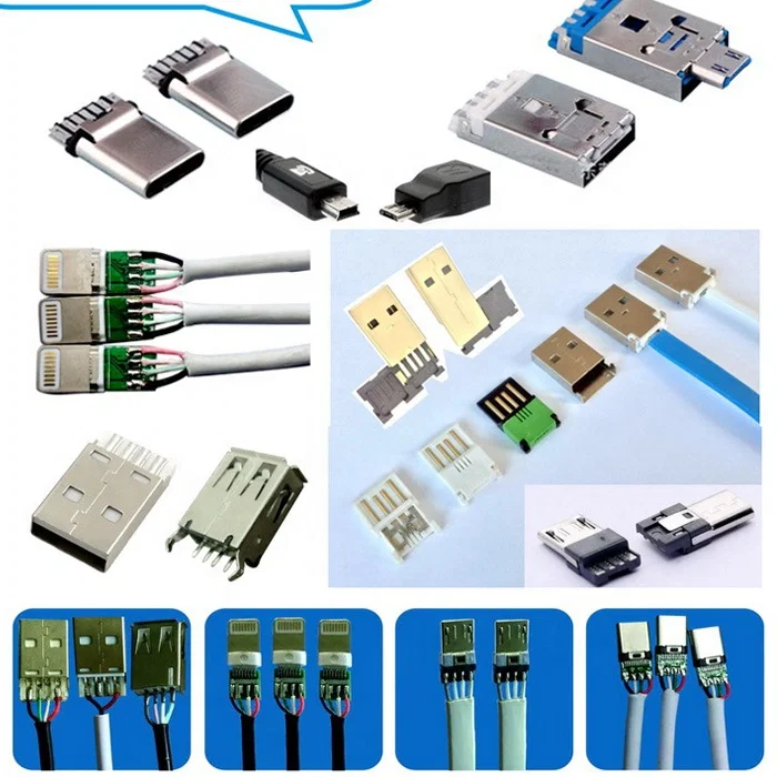 Saldatrice semiautomatica per cavi elettrici con connettore USB, macchina per la produzione di cavi USB, saldatrice TinPcb/led/robot