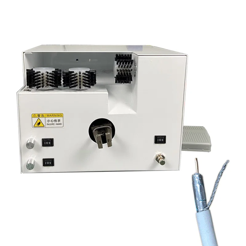 Macchina per cavi a doppino intrecciato multi-core, macchina per divisore di filo schermato, spazzola metallica schermata e macchina per torsione, spazzolatura e torcitura di fili intrecciati, spazzolatura di cablaggi e macchina per fili intrecciati 