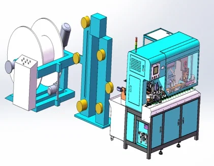 Macchina per la produzione di cavi di alimentazione completamente automatici negli Stati Uniti, macchina per la produzione di cavi per cavi di alimentazione con spina europea, spelatura del taglio del cavo di alimentazione