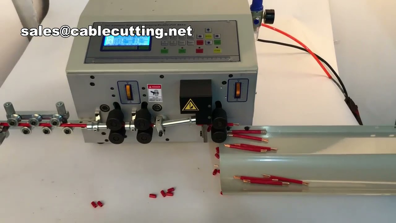 Macchina tagliafili e spelafili professionale per rame e tungsteno - Automazione industriale