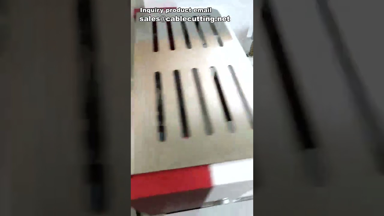 Macchina Automatica per Taglio Tubi PVC, Cavi e Guaine Termorestringenti