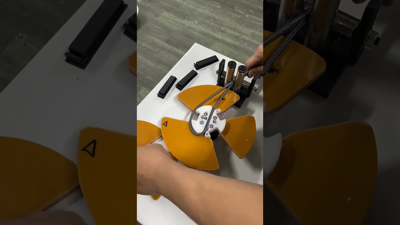 Macchina semiautomatica per avvolgimento bobine piatte per cavi dati | #fabbrica #macchina