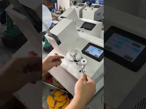 Macchina Avvolgitrice per Cavi Dati - Attrezzatura Industriale per Fabbriche #fabbrica #macchina