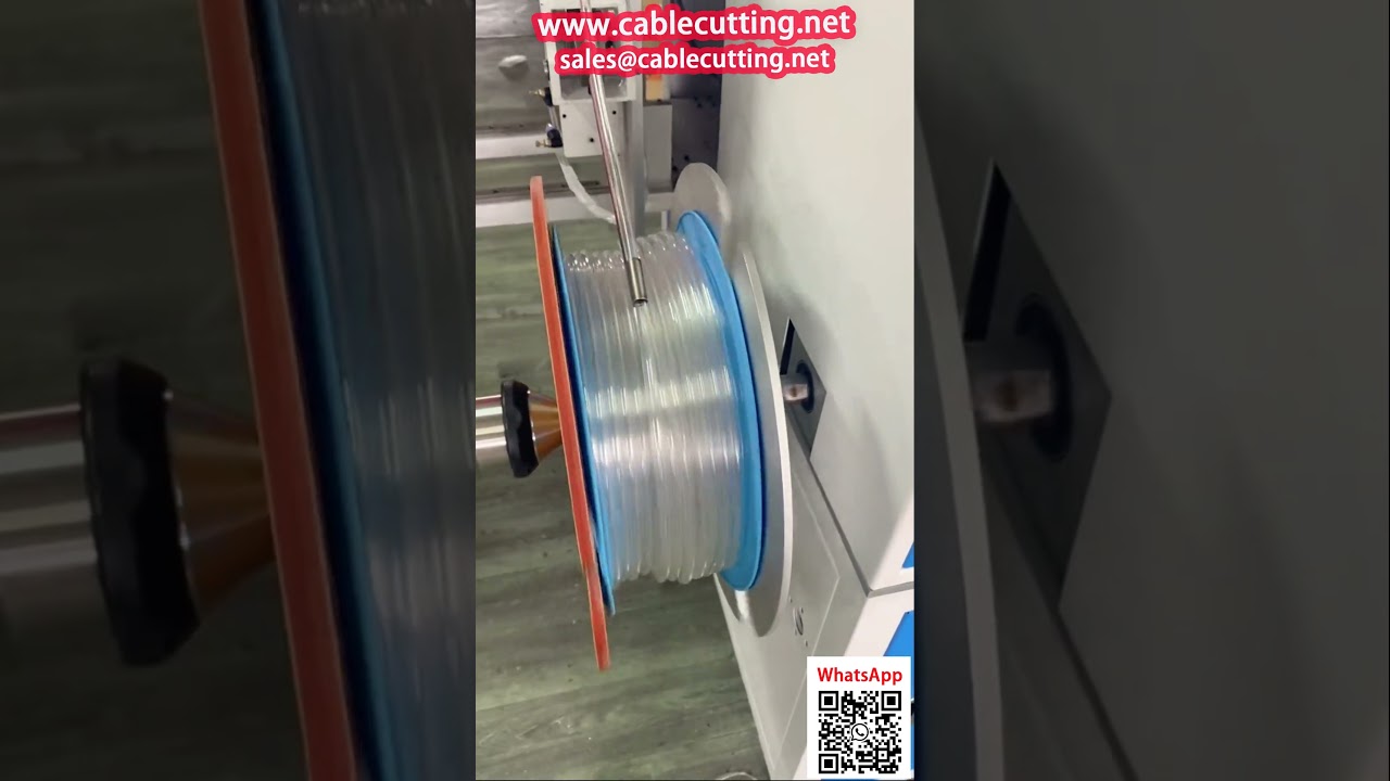 Машина для намотки ПУ пневмотрубки со счетчиком метража