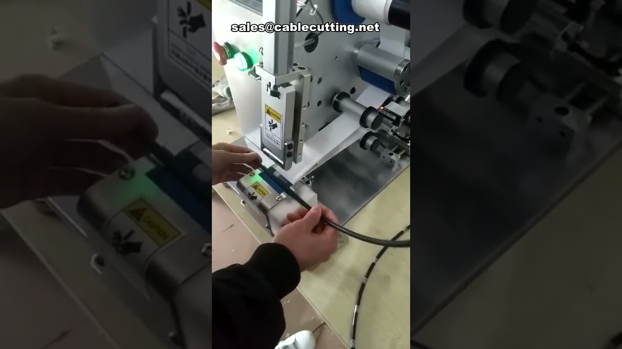 Macchina Etichettatrice per Cavi Rotondi | Marcatura Automatica ad Alta Velocità