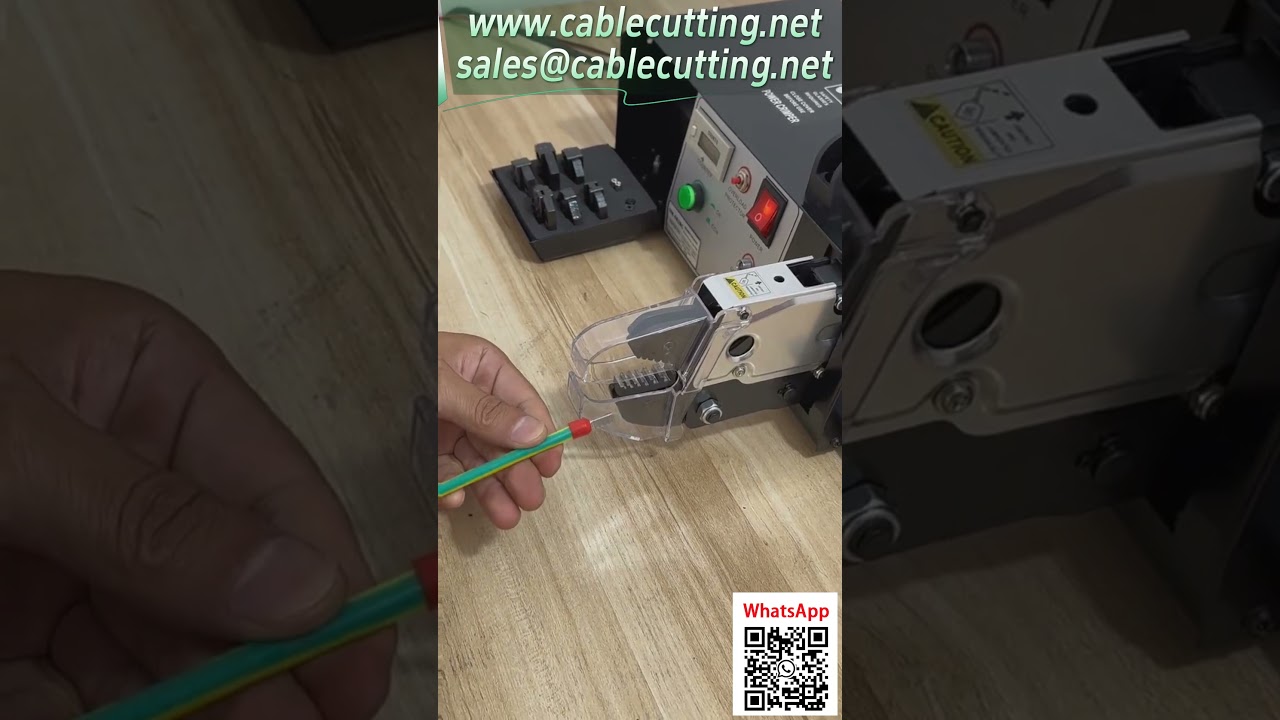Crimpatrice Automatica per Terminali | Taglia, Spela e Crimpa in Un'unica Macchina Plug & Play