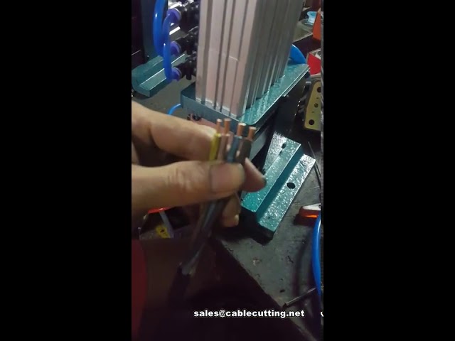 Macchina spellafili pneumatica industriale per cavi