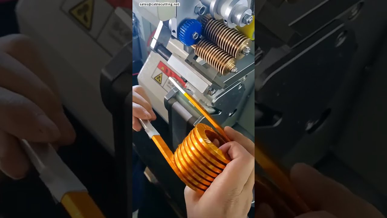 Nastratrice a punti per cablaggi - Macchina avvolgitrice nastro spot per cavi | #macchina #fabbrica #cnc
