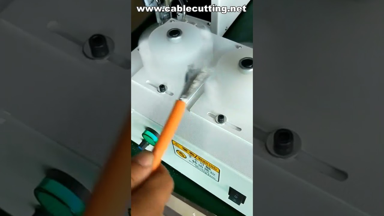 Macchina per spazzolatura rete e separazione schermatura - Attrezzatura professionale per cavi