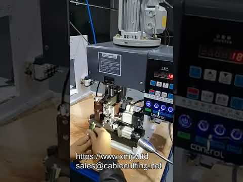 Macchina spellatrice pneumatica orizzontale per terminali a striscia – Alta precisione e automazione