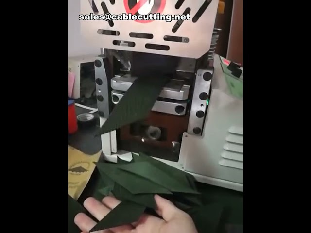 Macchina Automatica per Taglio Nastri Elastici Adesivi a Freddo e Caldo - Taglierina di Precisione