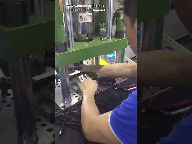 20T Vertical Injection molding machine， for forming DC plug and cables with PVC, TPE, PP, PE materia