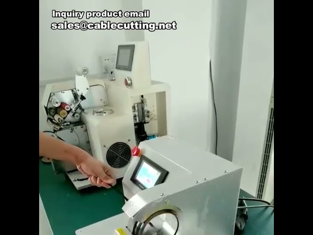 Macchina Avvolgitrice per Nastro e Cablaggi: Efficienza e Precisione Industriale