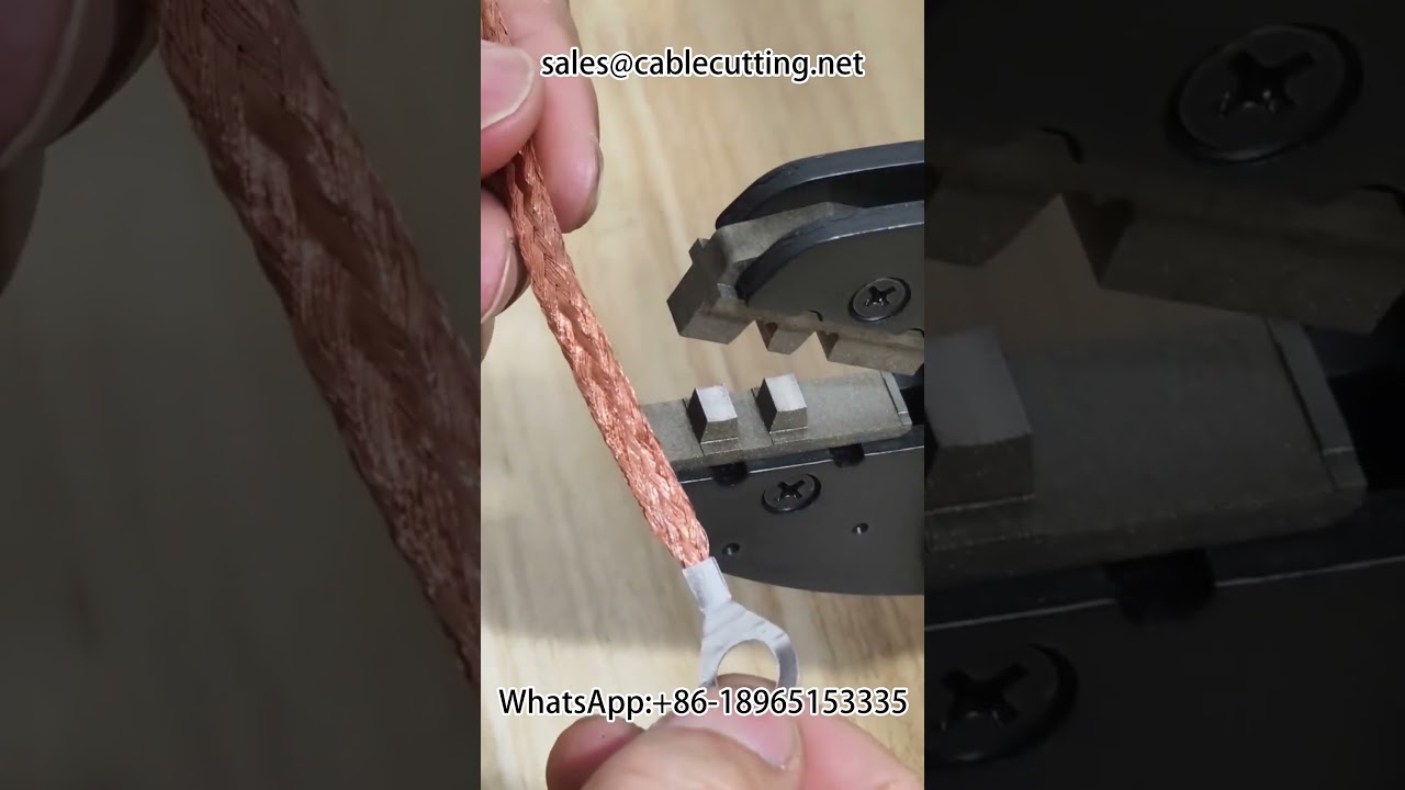 Crimpatrice Elettrica per Terminali: Crimpatura Precisa da 0,25 a 16 mm²