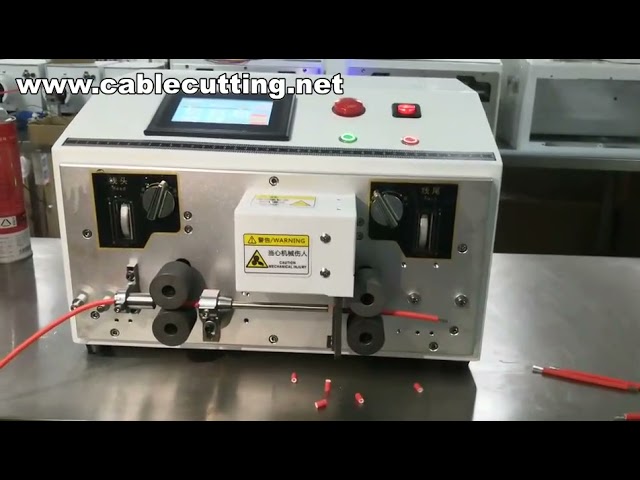 Macchina per taglio cavi e spellatura automatica a doppio filo | Demo industriale