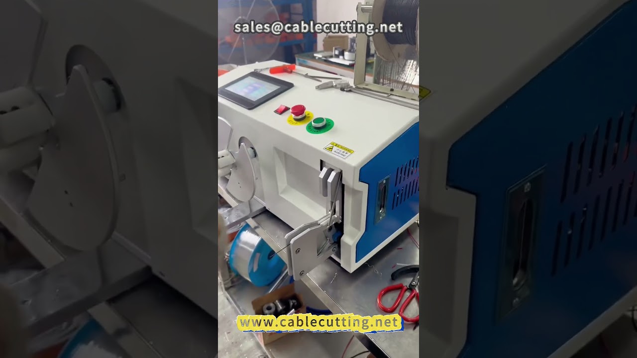 Macchina automatica per avvolgimento e smistamento fili | #lavorazionefili #legaturafili #avvolgimentoautomatico