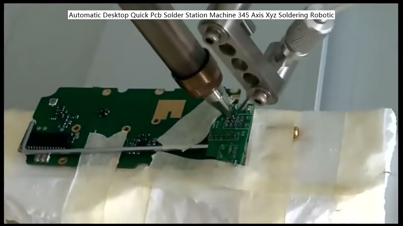Saldatrice Robotizzata Automatica da Tavolo per PCB | Stazione di Saldatura con Assi XYZ 345