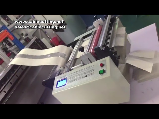Macchina taglia film distaccante automatica per rolli in PET e PE – taglio di precisione per imballaggi
