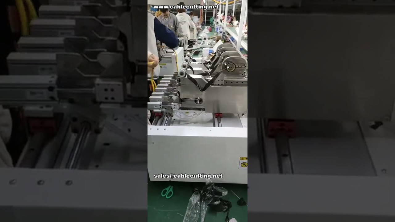 Multi Purpose 4 Point Spot Taping Machine Demonstration # Factory Floor Video