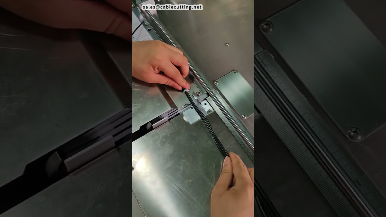 Macchina automatica per fascette in nylon ad alta efficienza: aumenta la produttività #fabbrica #macchina