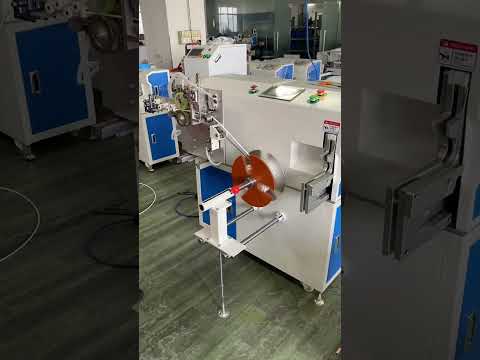 Macchina automatica per contare, smistare, tagliare, avvolgere e bobinare tubi per acqua – Tutto in uno