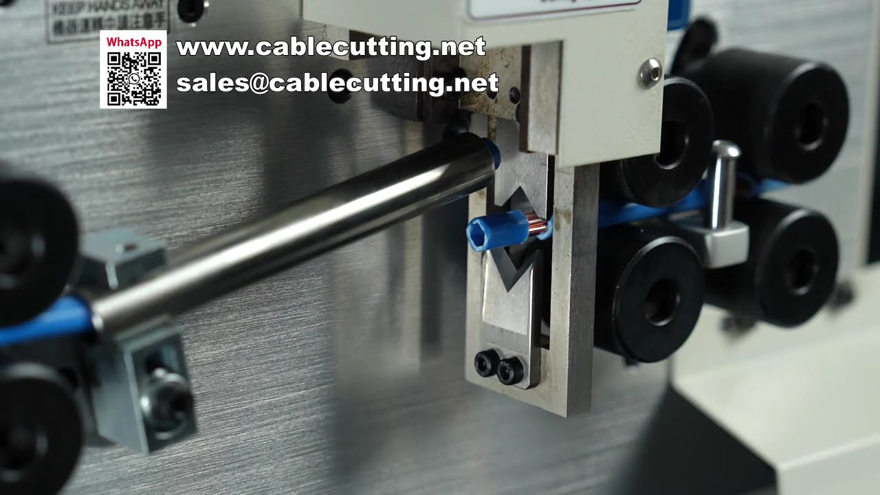 Macchina Spelafili e Tagliafili Touch Screen MAX1-8S - Sollevamento a 8 Ruote per Cavi 25mm²