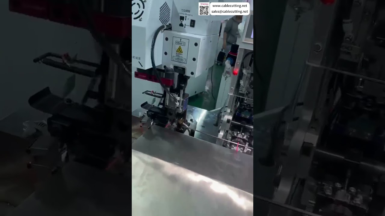Kit de herramientas y proceso de configuración para máquina automática de crimpado de doble cabezal e inserción de enchufe impermeable - Versión corta