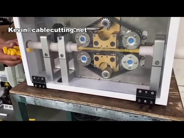 Macchina Automatica per Taglio Tubi Corrugati e Lavorazione Cavi
