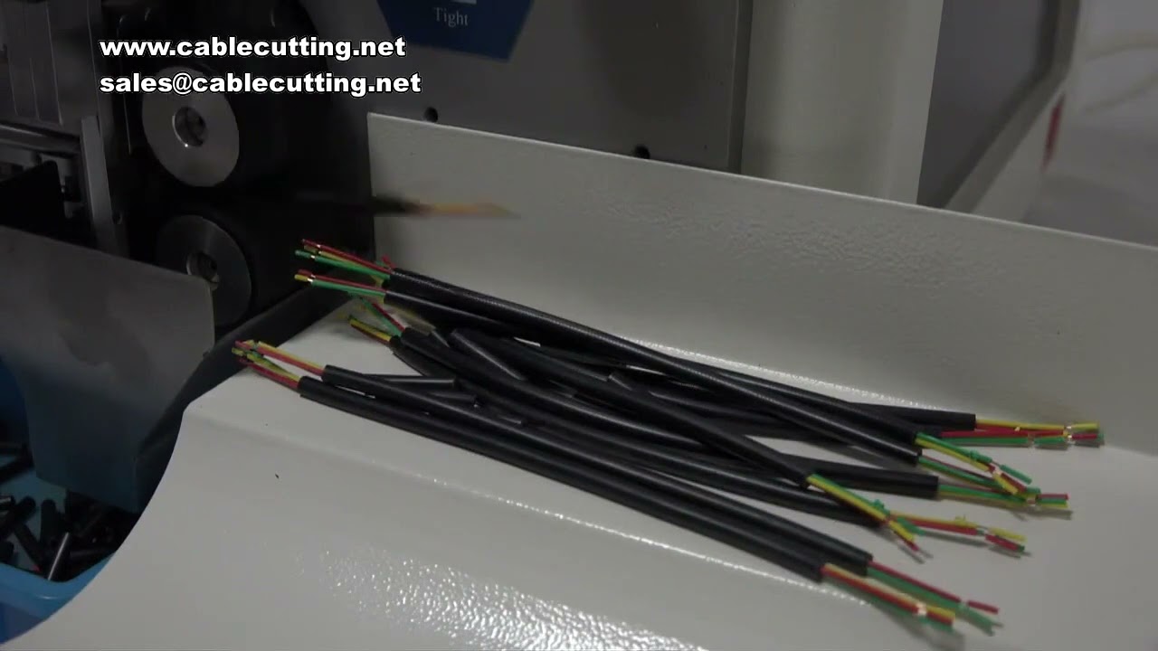 Macchina Automatica Computerizzata per Spellatura e Taglio Fili 220V, 0.1-6mm, Trazione a Quattro Ruote