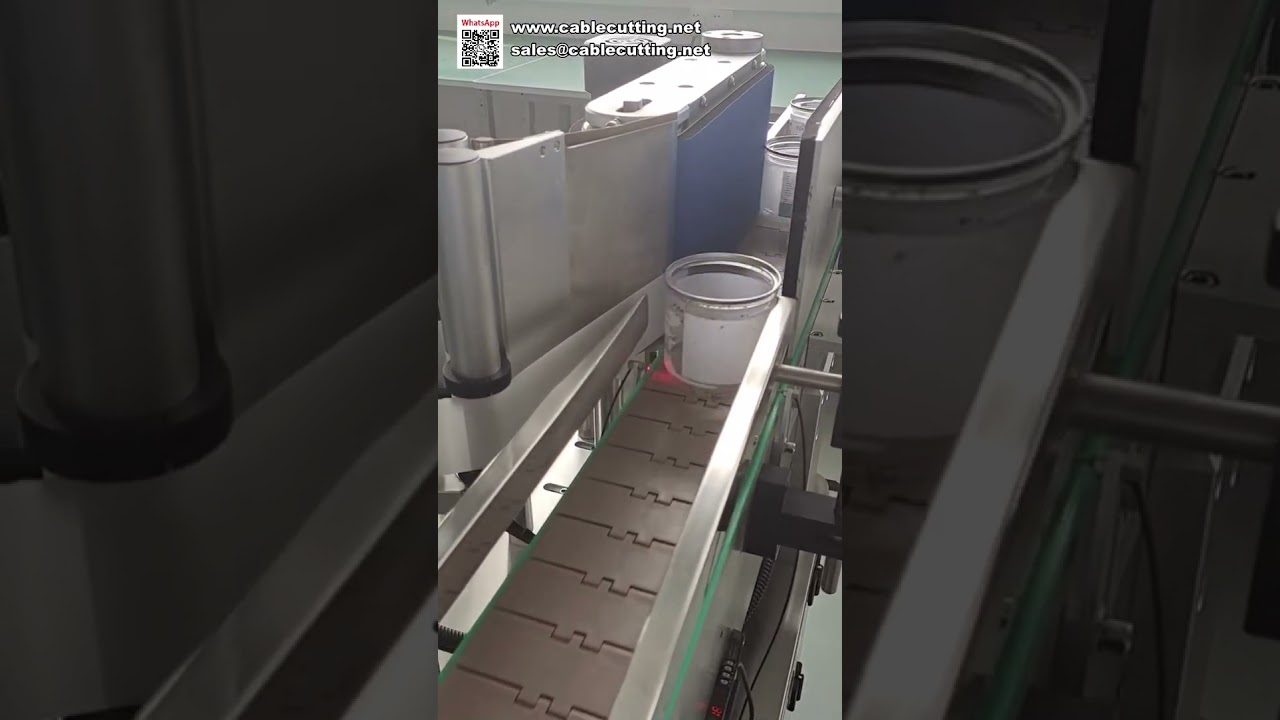 Etichettatrice Automatica per Bottiglie Tonde – Applicatore di Etichette Efficiente per la Linea di Produzione