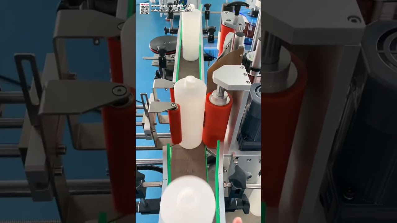 Etichettatrice Automatica per Bottiglie Rondi – Applicatore Versatile per Vasi in Vetro e Plastica