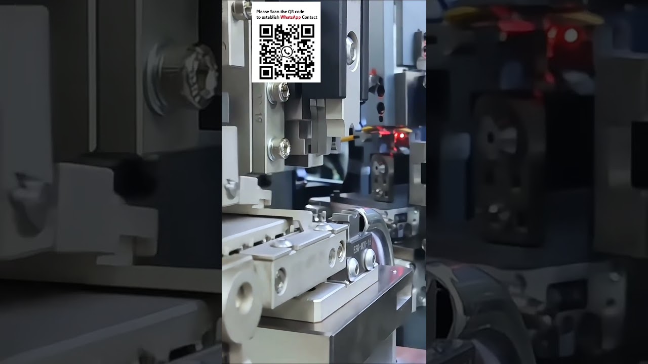 Crimpatrice Automatica per Guarnizioni Impermeabili: Taglio, Spellatura, Inserimento e Crimpatura