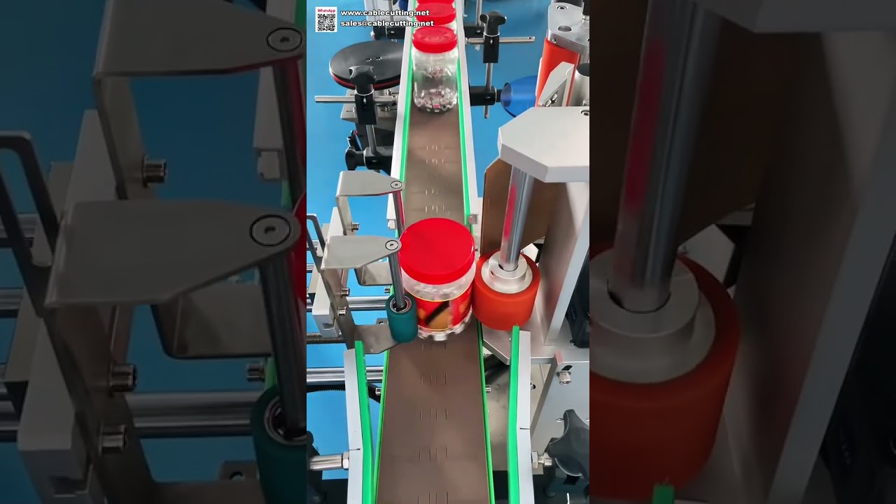 Boost Output with Automatic Sticker Labeling Machine High Efficiency Labeler for Production Line