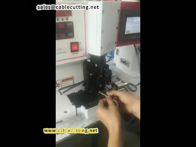 Macchina automatica per spelatura e crimpatura di terminali su filo unipolare - Video dimostrativo