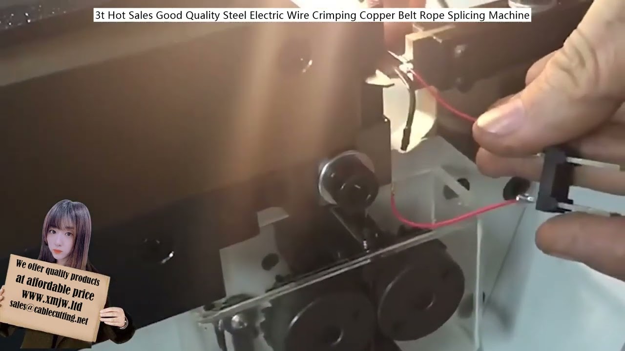 Macchina Crimpatrice Elettrica 3t per Giunzione di Cinghie in Rame e Funi in Acciaio - Alta Qualità e Vendita Calda