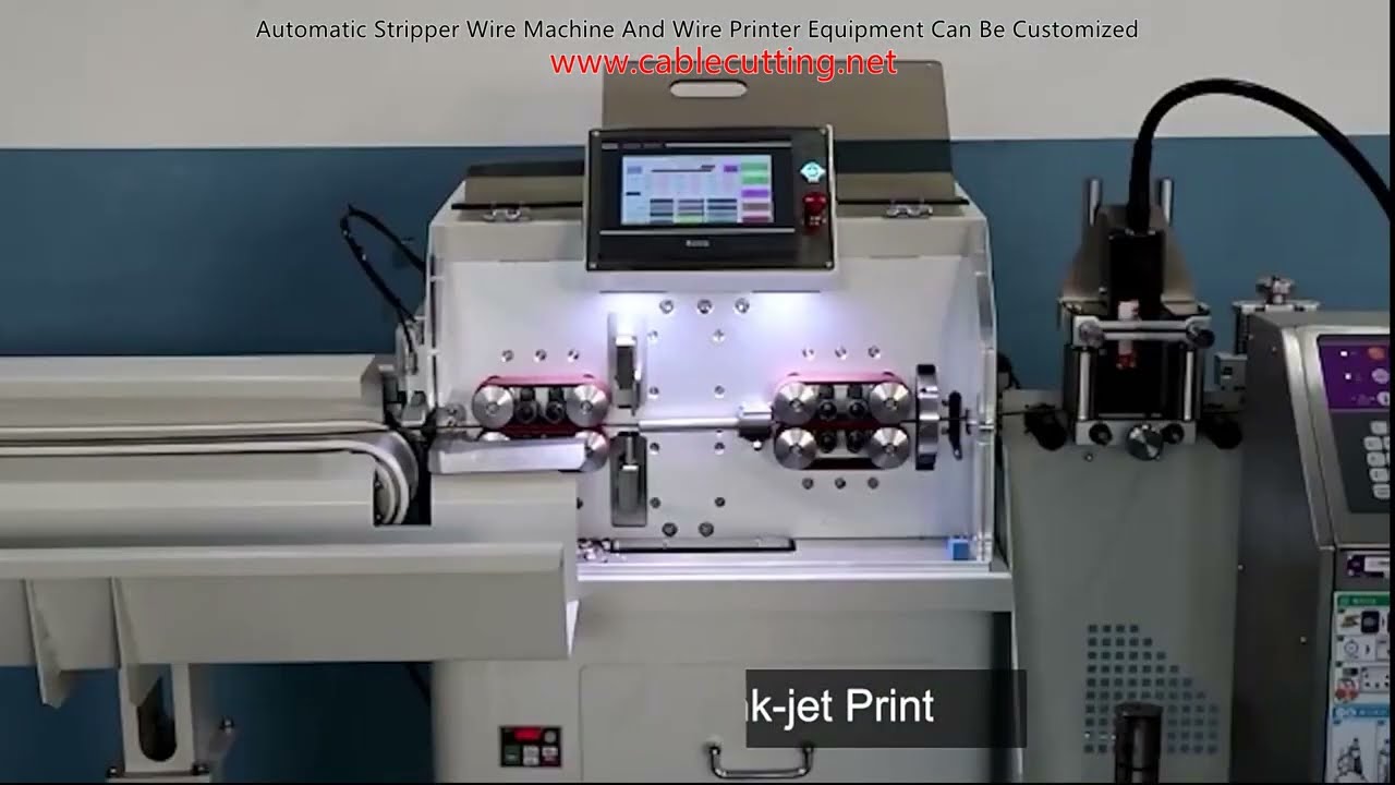 Macchina Spellafili Automatica e Stampante per Cavi – Personalizzabile per Massima Efficienza