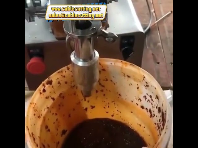 Macchina Riempitrice Pneumatica a U per Burro di Arachidi, Salse e Paste: Miscelazione e Riempimento
