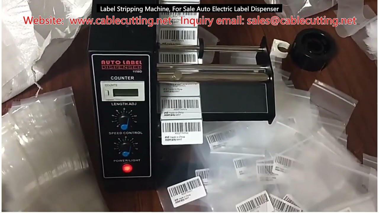 Vendita macchina sgrammatrice etichette automatica - Dispenser elettrico per etichette