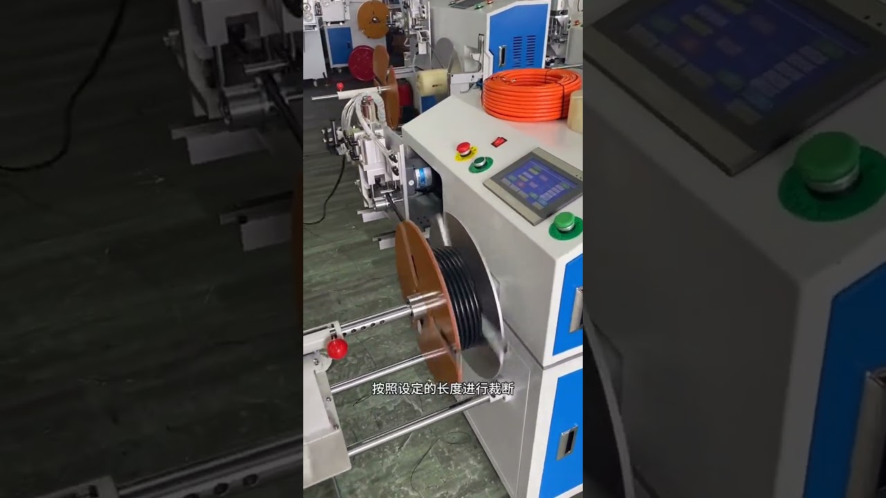 Macchina Automatica per Contaggio, Avvolgimento, Taglio e Bobinatura con Ritenzione di Testa e Coda